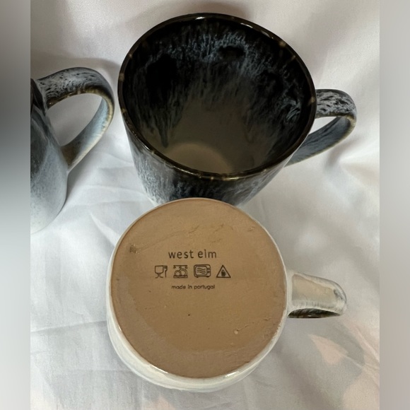 Reactive Glaze Stoneware Mugs Set of Four by West Elm. - Picture 3 of 9